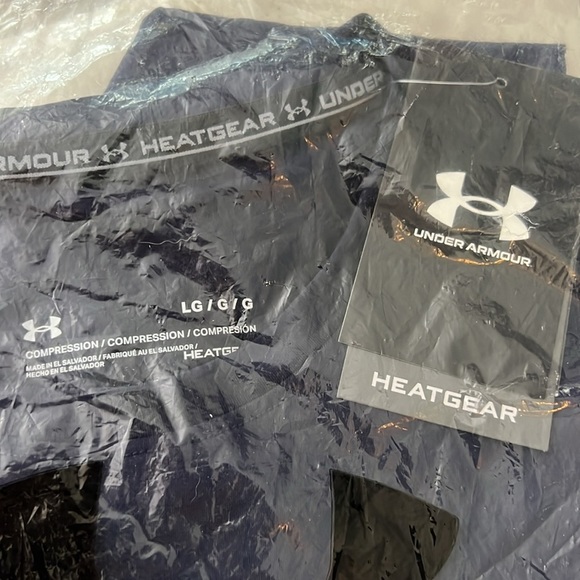 Under Armour Navy Short Sleeve Tee - Picture 3 of 4